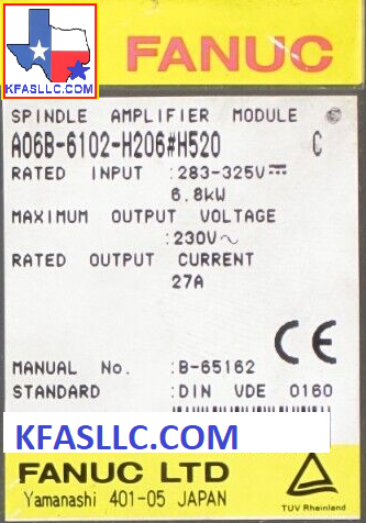A06B-6102-H206 A06B6102H206 A06B-6102-H206#H520 A06B6102H206H520