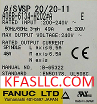 Fanuc A06B-6134-H202 A06B6134H202 Alarm Codes and Troubleshooting Tips